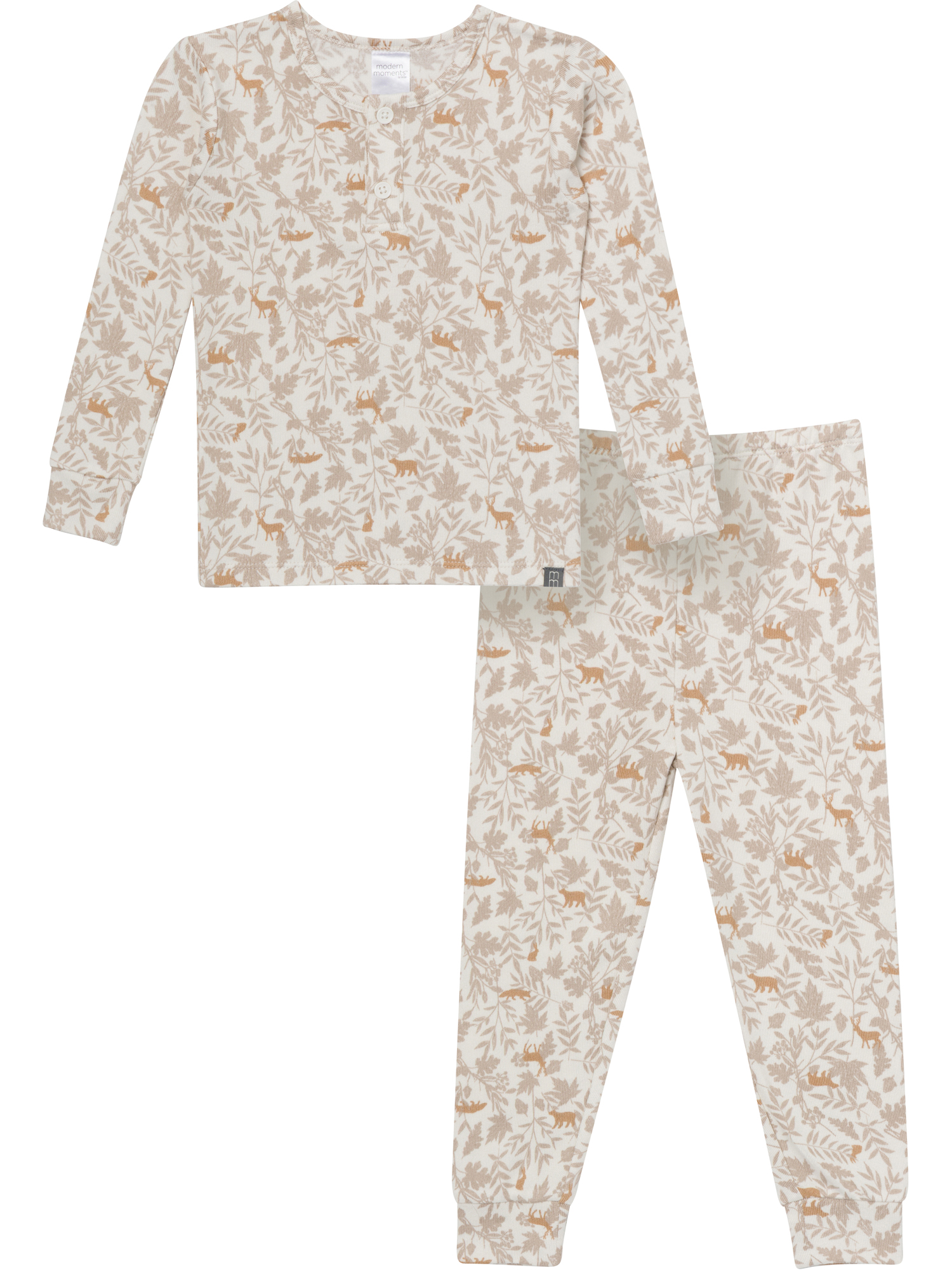 Modern Moments Gerber Toddler Boy Henley Pajama Set photo 2