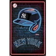 thumbnail image 4 of MLB New York Yankees - Neon Helmet 23 Wall Poster with Push Pins, 22.375" x 34", 4 of 6