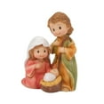 thumbnail image 4 of Colección de manualidades con escena de la Natividad navideña, regalo, figura de la Sagrada Familia, estantería Sin luz, 4 of 9