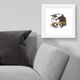 thumbnail image 2 of Gallery Pops The Witcher Season 3 - Witcher Medallion Tattoo Wall Art, White Framed Version, 12" x 12", 2 of 5
