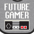 thumbnail image 4 of Inktastic Future Gamer. Boys or Girls Baby Bib, 4 of 4