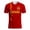 Red, variant on 2026 Soccer Cup Fan Jersey for Men, V-Neck Short Sleeve T-Shirt with National Team Flag Graphic, Soft Cotton Blend Athletic Top, 1 PC Black L