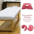 thumbnail image 3 of CTIRCHIU 2Pcs Pink Microfiber Massage Facial Hole Cover for and Massage Bed, 3 of 8