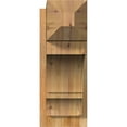 thumbnail image 2 of Ekena Millwork 8"W x 20"D x 20"H Balboa Rough Sawn Craftsman Outlooker, Western Red Cedar, 2 of 4