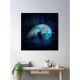 thumbnail image 2 of Golden Spiral - Cosmos Poster Wall Art, Modern Wall Decor, 24x24 UNFRAMED, 2 of 3