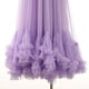 thumbnail image 3 of Falda midi acampanada de cintura alta con capas para mujer - Talla única, 64 cm de cintura, 92 cm de largo, elegante para fiestas, galas y eventos formales, 3 of 4
