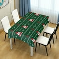 thumbnail image 4 of Yayeee Tablecloths 54" x 72" Rectangle Wrinkle Resistant Party Table Cover, Green Christmas Trees, 4 of 8