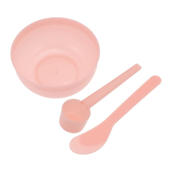 Unique Bargains 1 Set Lightweight Facial Mask Mixing Tool Kit 4.92" Length Pink