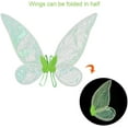 thumbnail image 2 of Folding Colorful Butterfly Wings Children's Festival Performance Dress up Prop Princess Angel Wings Set, 2 of 5