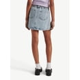 thumbnail image 2 of Justice Girls Front Pleat with Chain Denim Skirt, Sizes XS - XLP, 2 of 7