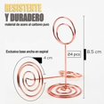 thumbnail image 2 of Soportes para Números de Mesa Oro Rosa, 24pcs, Redondo, Soporte Portátil para Fotos con Menú, Adecuado para Boda, Nombre, Tarjetas de Nombre, Fotos, Notas, etc., 2 of 4