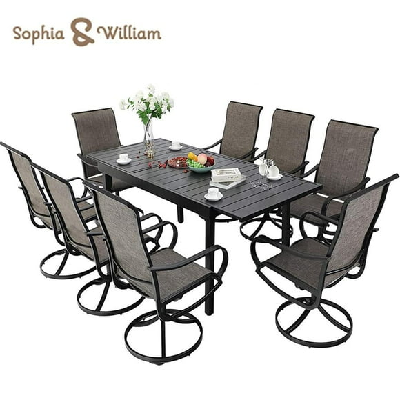 Dining Table Patio Set For 8 - Eight Chair Patio Set Dining Table Patio Set For 8 - Eight Chair Patio Set