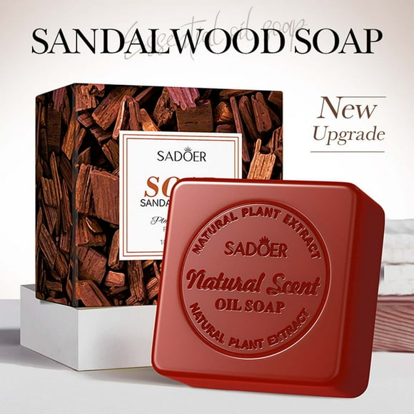 WIZUTIZ Sandalwood Oil Soap Cleansing Body Universal Soap 100g Free Size Holiday Saving