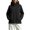 Black hooded windproof jacket women a1, variant on Womens Hooded Windproof Jacket Solid Color Long Sleeve Outdoor Windbreaker Coat for Hiking Travel Casual Fall Winter Outfit, Pink 2XL