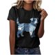 thumbnail image 2 of Xuyuer Women Blessed Beyond Measure Graphic Funny Cute T Shirts (Gift Ideas) Printed Graphic Workout Athletic Loose Fitting Tee Tops Print Blouses Casual Crew Neck Short Sleeve Basic Tee, 2 of 4