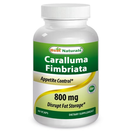 Most Potent Natural Antioxidant - Best Natural High Potency Caralluma Fimbriata 800mg Vegetarian Capsules, 60 Ct