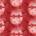 thumbnail image 1 of Ahgly Company Machine Washable Indoor Square Transitional Red Area Rugs, 6' Square, 1 of 7