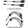 thumbnail image 5 of Conectores del panel solar y conectores de derivación en Y de par coincidentes 1 a 4 Cables adaptadores paralelos del panel solar Kit de herramientas para conectores de cables, 1 a 2 esquí esquí Gafas de esquí, 5 of 5