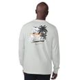 thumbnail image 2 of Men's Margaritaville Gray Las Vegas Raiders It's Five O'Clock Somewhere Long Sleeve T-Shirt, 2 of 2