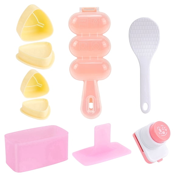 FUNGYAND 6-Cavity Onigiri Mold Musubi Press Maker Kit (6 Count)