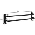thumbnail image 3 of Rustproof Towel Bar Shower Towel Rack Modern Single Hanging Quadruple Kitchen Bathroom 2 Layer 40cm, 3 of 7