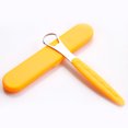 thumbnail image 2 of Limpiador Raspador de Lengua con Estuche, Limpiador de Lengua, Limpiador de Lengua de para el Cuidado de la Lengua, Suave y eco Friendly para Cuidado Dental, Oral y Bucal (NARANJA) LingWen 1327537063971, 2 of 4