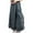 Blue, variant on Summer Pants for Women Long Pants Jeans Flared Elastic Waist Wide Leg Brushed Linen Jeans Flowing Pleated Short Casual for Women Fashion 2017 Leg Business Travel Black M
