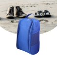 thumbnail image 4 of Bolsa para zapatos, impermeable, a prueba de polvo, con doble cremallera, plegable, portátil, para botas, zapatillas, bolsa de almacenamiento, bolsa Azul mayimx Organizador de zapatos, 4 of 7