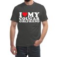 thumbnail image 2 of LUOGENLI T-shirts pour Homme pour Hommes T-Shirt de la Saint-Valentin à Lettres Imprimées Manches Courtes Col Rond T-Shirt Floral Tendance Mode Chandail de Base T-shirts pour Hommes T-shirts Graphiques Pêche Vêtements d'Été Gris P, 2 of 3