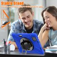 thumbnail image 5 of XYX Case for Xiaomi Pad 6/Xiaomi Pad 6 Pro 5G 2023 11.0 inch with 360 Degree Rotating, Hand Strap, Shoulder Strap, Blue, 5 of 6