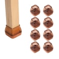 thumbnail image 2 of Pebbuoy 12Pcs Chair Leg Cover Noise Reduction Chair Leg Floor Protectors Set Anti-slip Furniture Pad for Home, 2 of 7