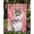 thumbnail image 3 of Siberian Husky Grey Love Garden Flag, 3 of 3
