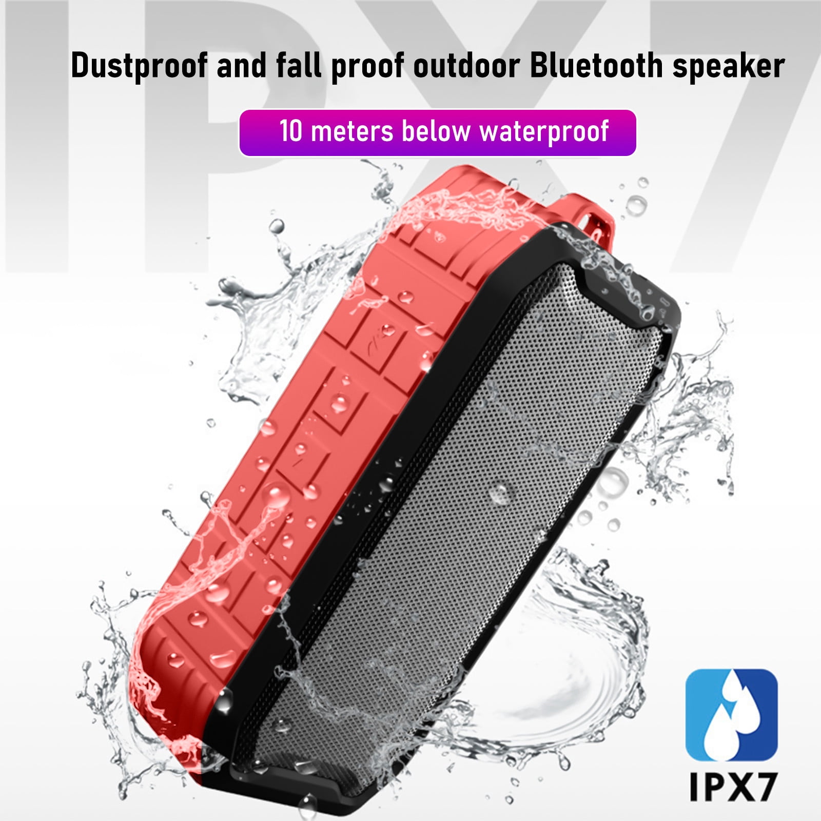 Bluetooth Audio, Rechargeable Bluetooth Speaker Wireless Sport Stereo Portable Computer Outdoor Home Mobile Phone Wireless Audio