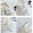 thumbnail image 4 of Mochila Kawaii Con Lindo Colgante De Estrella Bolsa De Gran Capacidad Para Mujer-blanco, 4 of 5