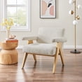 thumbnail image 3 of New Pacific Direct Nixon Fabric Accent Arm Chair in Concord Cream, 3 of 11
