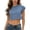 Light Blue, variant on CAIXAI T Shirts for Women Casual Short Sleeve Solid Summer Tops Women Comfort Workout Shirts Women Basic Tee Business Beach Vacation Blouses Clothes