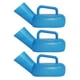 thumbnail image 1 of EeaseMX botellas portátiles de plástico para orinales masculinos, prácticas para pacientes (azul), 1 of 8