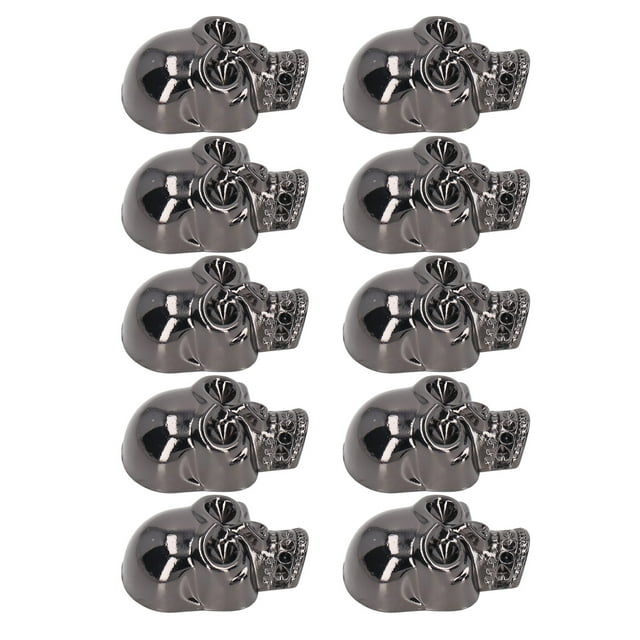 Skull Prong Stud, 10 Pcs Beautiful Skull Rivets For Handbags No Rhinestones,Rhinestones