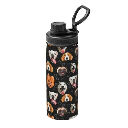 

Salouo Different Breeds Of Dogs for 18oz Stainless Steel Vacuum Insulated Tumbler Coffee Travel Mug Spill Proof with Lid Thermos Cup for Keep Hot/Ice Coffee Tea and Beer