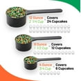 thumbnail image 4 of Ghouls Night Out Mini Nonpareils - Nonpareil Colorful Candy Sprinkles Mix Baking Edible Cake Decorations Cupcakes Cookie Decorating Frosting Toppings - 8 oz, 4 of 8
