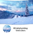 thumbnail image 4 of 8 x 6 ft Forest Winter Backdrop Carpathian Ukraine Mountains Cracked Ice Frozen Lake Photograph Backdrops Snow Christmas Nature Landscape Banner Wonderland Scene Mountain Wallpaper Photo Background, 4 of 5