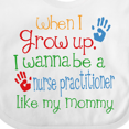 thumbnail image 4 of Inktastic Nurse Practitioner Like Mommy Boys or Girls Baby Bib, 4 of 4
