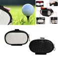 thumbnail image 1 of Accesorios de entrenamiento del organizador del bolso del almacenamiento de la pelota de golf de la PU de 2 piezas con la cremallera Baoblaze Bolsa de pelota de golf, 1 of 8