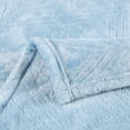 thumbnail image 5 of BNM Fleece Diamond Fluffy Blanket, King, Light Blue, 5 of 7