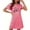 Hot Pink, variant on gakvbuo Summer T-Shirts Dress For Women Short Sleeve Tunic Mini Dress Crew Neck Oversized Short Nightgown Homecoming Dresses Valentine'S Day Print Nightdress Beach Sun Dresses