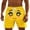 Z93-Yellow, variant on XINPING Swim Trunks Men Retro Athletic Hawaiian Print Quick Dry Pool Swimming Trunks with Pockets Upf 50+ Sun Protection Mens Summer Clothes