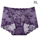 thumbnail image 1 of Bragas de encaje Mujeres Sexy Hollow Seamless Briefs Cintura media Levantamiento de cadera Ropa interior transpirable, Morado, XL kenally AP001201-08B, 1 of 7
