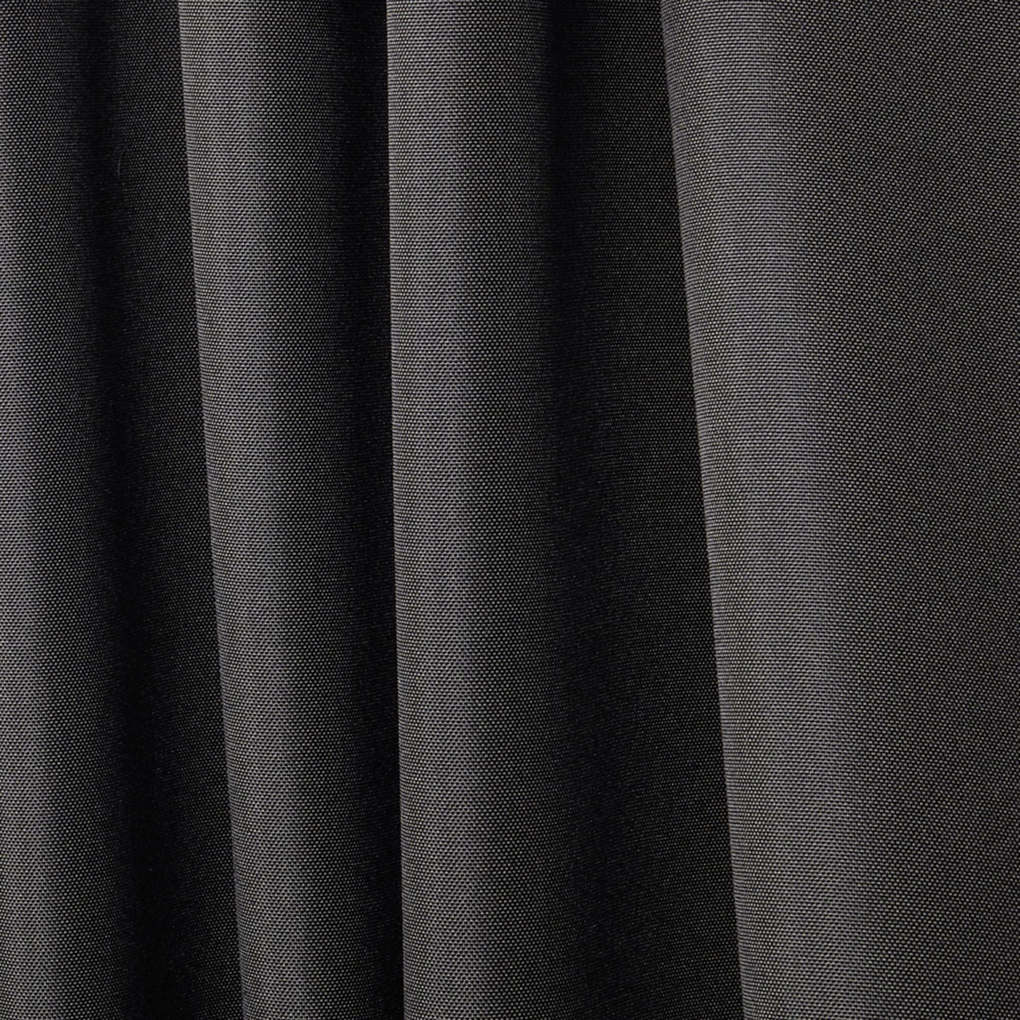 Exclusive Home Curtains Indoor/Outdoor Solid Cabana Tab Top Curtain Panel Pair, 54x96, Charcoal