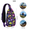 thumbnail image 5 of Crossbody Sling Backpack for Women Men Starfish and Fish Beautiful Shoulder Sling Crossbody Casual Chest Bag for Travel Sports Running Hiking, 5 of 6