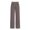 Gray, variant on Women's Solid High Waisted Casual Straight Leg Pants Elastic Waist Wide Leg Long Trousers with Pockets and Hanging Feeling